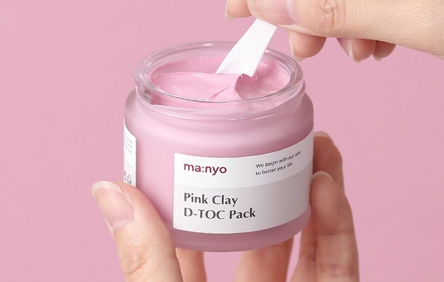 Глиняная маска для глубокого очищения пор Manyo Factory Pink Clay D-TOC Pack 15076 фото