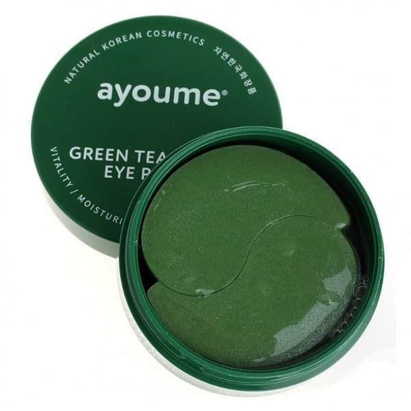 Гидрогелевые патчи против отечности Ayoume Green Tea Aloe Eye Patch 13755 фото