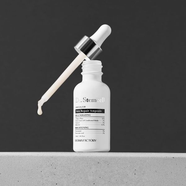 Биорепарационная антивозрастная ампульная сыворотка Derma Factory Dr.StemCell Skin Repair Ampoule , 30 мл 18951 фото