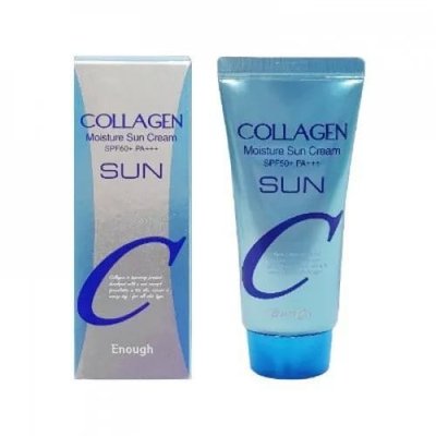 Увлажняющий солнцезащитный крем с коллагеном Enough Collagen Moisture Sun Cream SPF50+ PA+++ 11528 фото