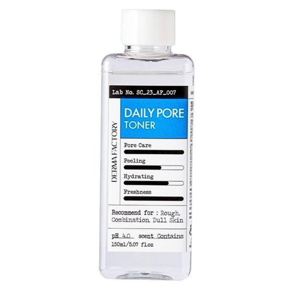 Низькокислотний тонер ексфоліант Derma Factory Daily Pore Toner , 150 мл 18854 фото