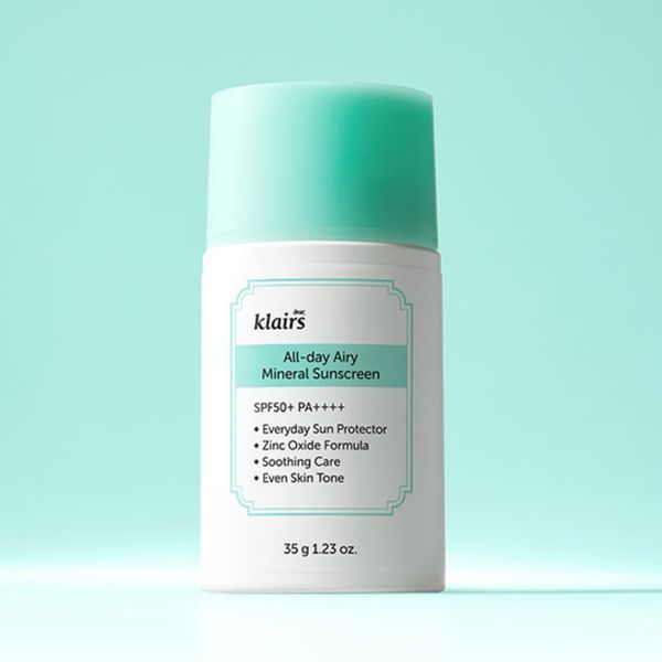 Легкий мінеральний сонцезахисний крем Dear, Klairs All-day Airy Mineral Sunscreen SPF 50+ PA++++ 190104 фото