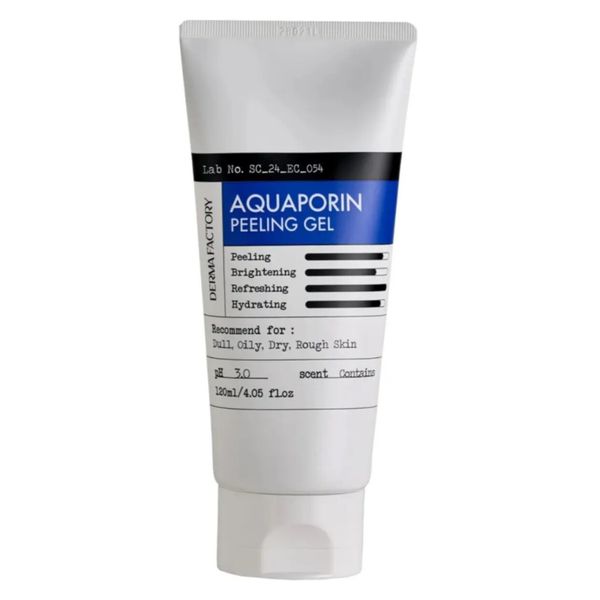 Зволожуючий пілінг - скатка Derma Factory Aquaporin Peeling Gel , 120 мл 18856 фото