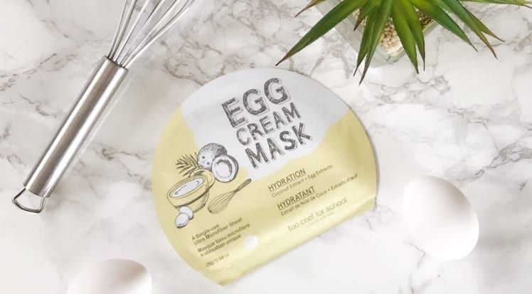 Яичная тканевая маска Too Cool For School Egg Cream Mask Hydration 16649 фото