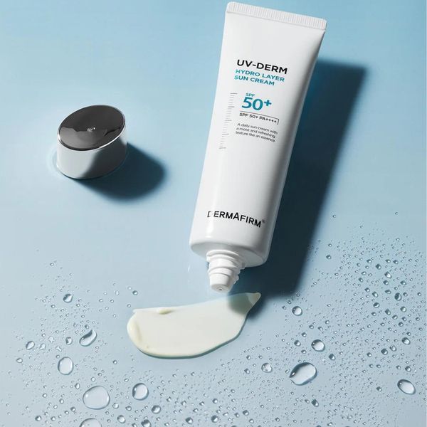 Зволожуючий сонцезахисний крем з екзосомами Dermafirm UV-Derm Hydro Layer Sun-cream [SPF50+/PA++++] , 50 г 18912 фото