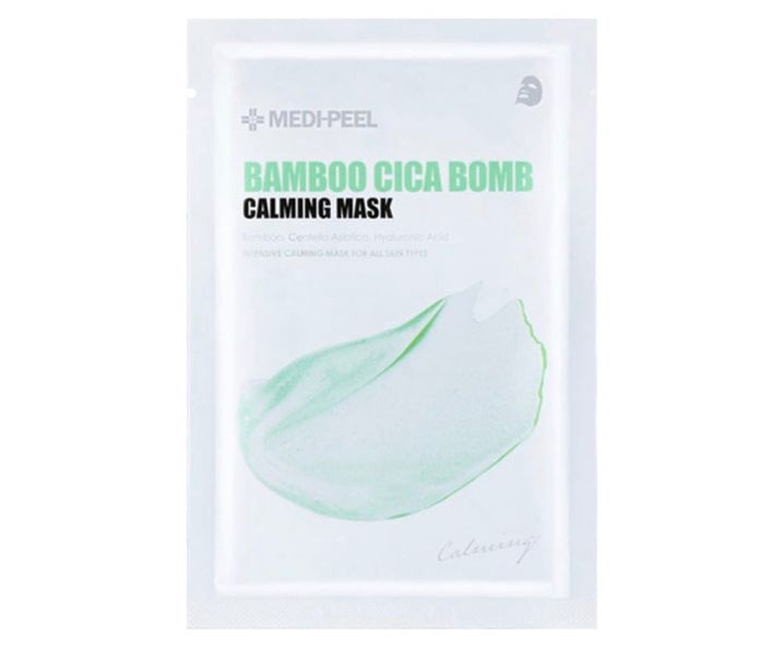 Успокаивающая маска с бамбуком и центеллой MEDI-PEEL Bamboo Cica Bomb Calming Mask 14766 фото