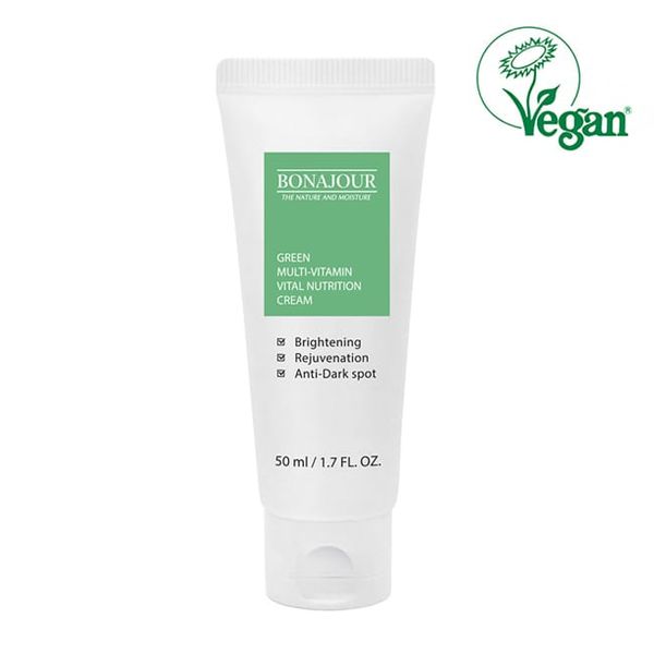 Омолаживающий крем с экстрактом облепихи для яркости кожи Bonajour Green Multi-Vitamin Vital Nutrition Cream 13308 фото