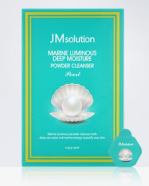 Увлажняющая энзимная пудра для умывания с жемчугом JMsolution Marine Luminous Deep Moisture Powder Cleanser Pearl 12160 фото