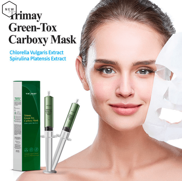 Карбокси очищающая и омолаживающая детокс-маска Trimay Green-Tox Carboxy Mask 11996 фото