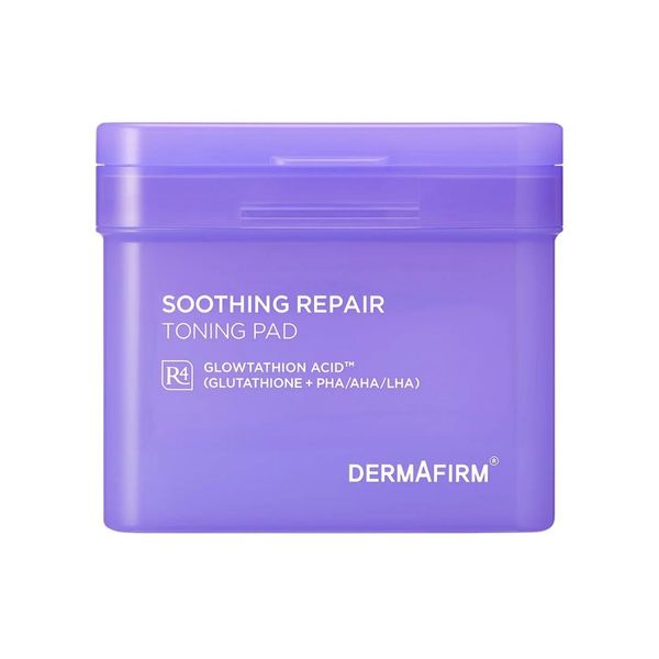 Пади заспокоюючі для оновлення і відновлення шкіри Dermafirm Soothing Repair Toning Pad R4 , 70 штук 18917 фото