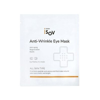 Патчи для верхнего и нижнего века с ПДРН и пептидами Isov Sorex Anti-Wrinkle Eye Mask 190115 фото