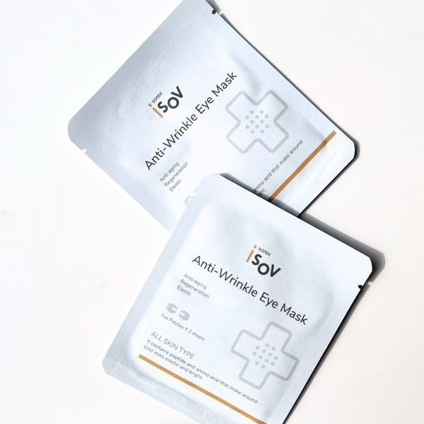 Патчі для верхньої та нижньої повіки з ПДРН і пептидами Isov Sorex Anti-Wrinkle Eye Mask , 30 пар 190116 фото