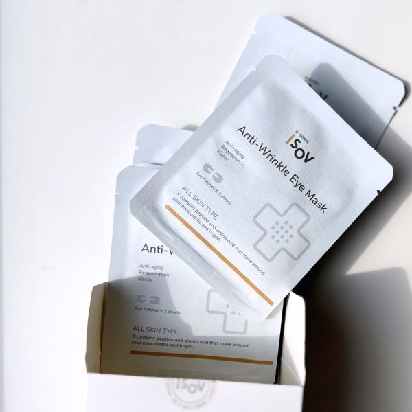 Патчі для верхньої та нижньої повіки з ПДРН і пептидами Isov Sorex Anti-Wrinkle Eye Mask , 30 пар 190116 фото