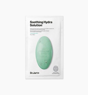 Успокаивающая тканевая маска с алоэ вера Dr. Jart+ Dermask Waterjet Soothing Hydra Solution 14094 фото