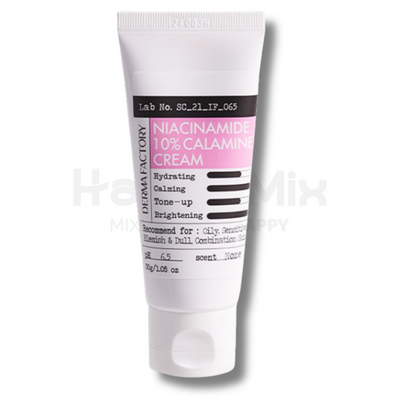 Крем для проблемної та жирної шкіри Derma Factory Niacinamide 10% Calamine Cream , 30 мл 18772 фото