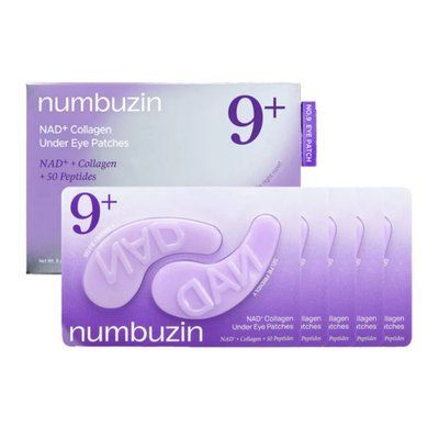 Гидрогелевые патчи под глаза с NAD и пептидами Numbuzin No.9 NAD Collagen Under Eye Patches , 5 пар 190519 фото
