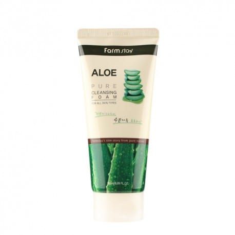 Очищающая пенка с алоэ вера Farm Stay Aloe Pure Cleansing Foam 15350 фото