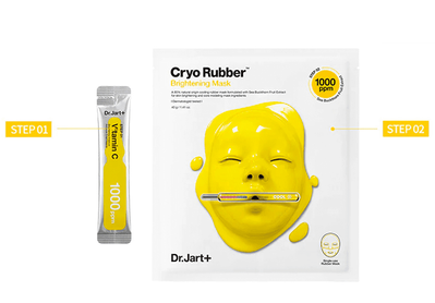 Осветляющая альгинатная маска Dr. Jart+ Cryo Rubber with brightening vitamin C 10580 фото