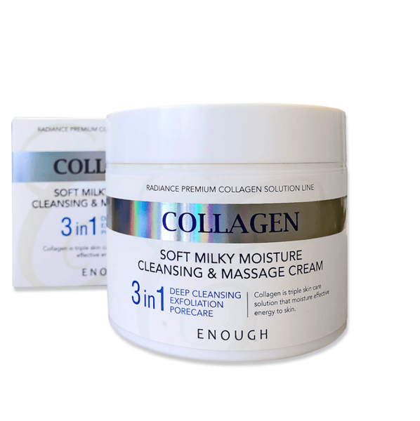 Очищающий массажный крем для лица и тела Enough Collagen Soft Milky Moisture Cleansing & Massage Cream 13819 фото