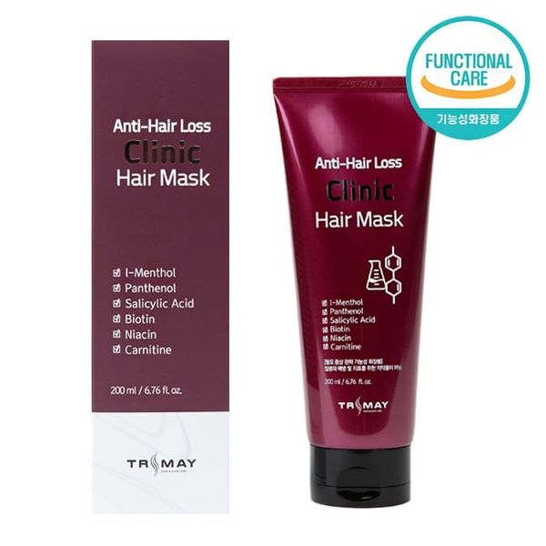 Безсульфатная питательная маска против выпадения волос TRIMAY Anti-Hair Loss Clinic Hair Mask p.h 5.5 13610 фото