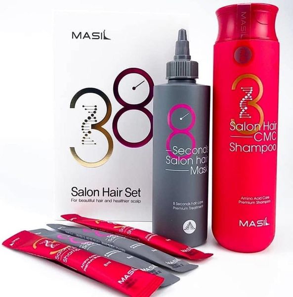 Восстанавливающий профессиональный шампунь с керамидами Masil 3 Salon Hair CMC Shampoo 12351 фото