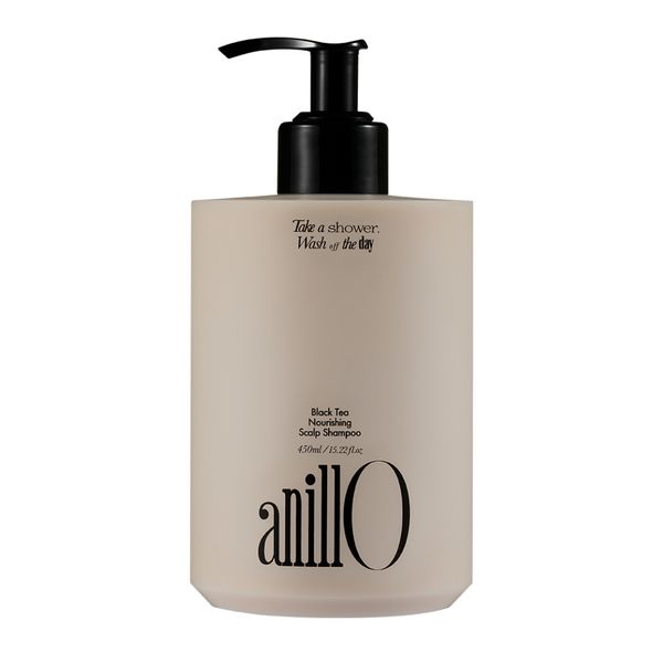 Живильний шампунь проти випадіння волосся ANILLO Black Tea Nourishing Scalp Shampoo , 450 мл 18878 фото