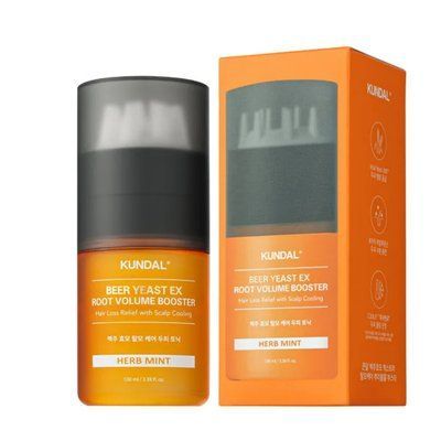 Тоник против выпадения и для прикорневого объема KUNDAL Beer Yeast EX Root Volume Booster Herb Mint , 100 мл 190476 фото