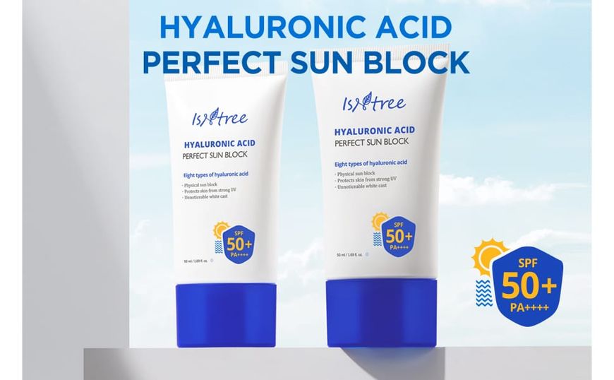 Солнцезащитный крем Isntree Hyaluronic Acid Perfect Sun Block SPF50+ PA++++ 15537 фото