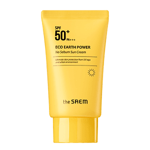 Солнцезащитный крем для жирной кожи The Saem Eco Earth Power No Sebum Sun Cream 11620 фото