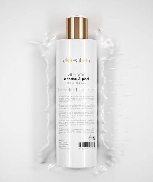 Засіб для очищення шкіри та ексфоліації Ekseption All-in-One Cleanse & Peel , 400 мл 18833 фото