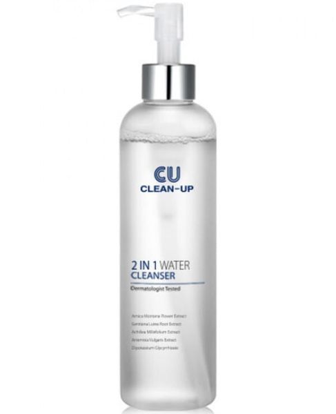 Очищающая вода для снятия макияжа 2 в 1 CU Skin Clean-Up 2 in 1 Water Cleanser 17120 фото