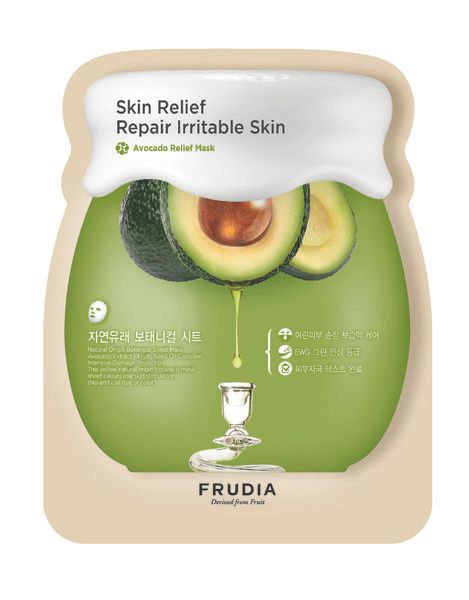 Восстанавливающая маска с авокадо Frudia Avocado Relief Cream Mask 12540 фото