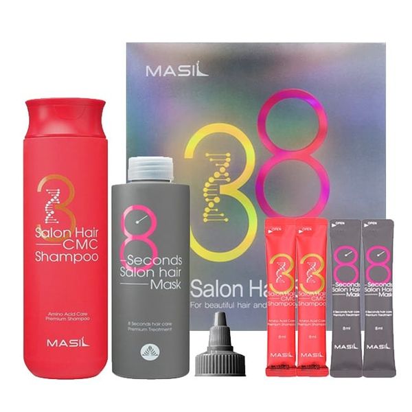 Набор для восстановления волос с кератином и коллагеном Masil Salon Hair Set 14898 фото