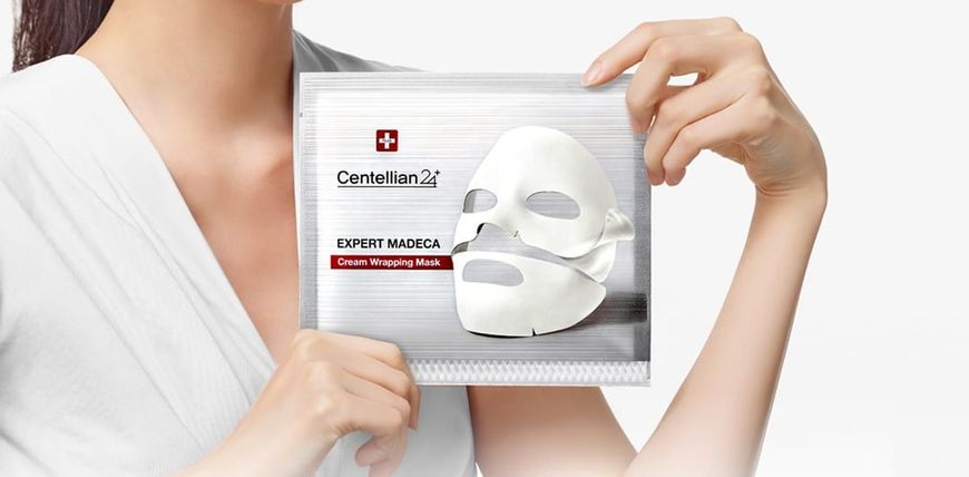 Антивозрастная обертывающая маска CENTELLIAN 24 Madeca Wrapping Mask 12655 фото