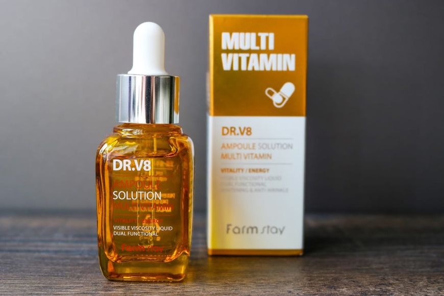 Мультивитаминная сыворотка FarmStay Dr-V8 Ampoule Solution Multi Vitamin 16426 фото