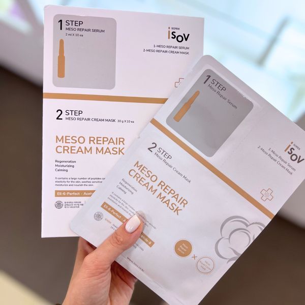 Відновлююча 2-етапна крем-маска ISOV Sorex Meso Repair Cream Mask 2Step , 10 шт 190137 фото