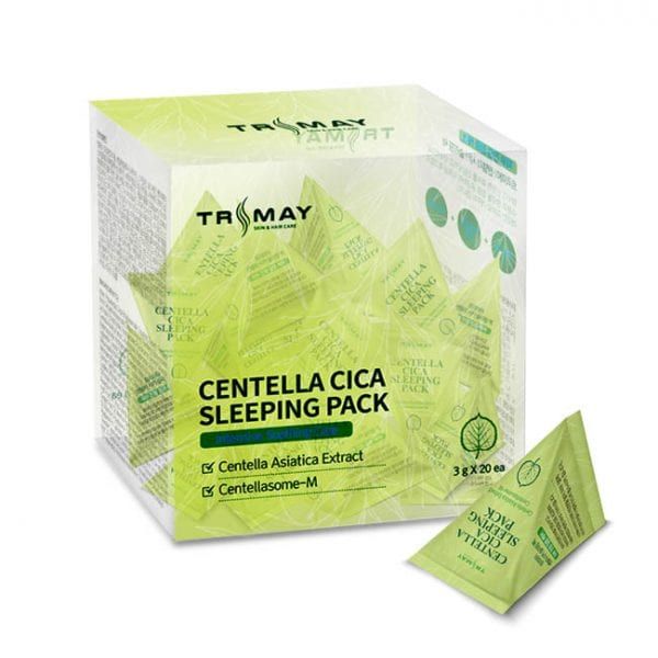 Успокаивающая ночная маска с центеллой упаковка 20 шт Trimay Centella Cica Sleeping Pack 20 ea 14859 фото