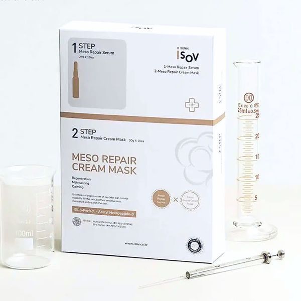 Відновлююча 2-етапна крем-маска ISOV Sorex Meso Repair Cream Mask 2Step , 10 шт 190137 фото