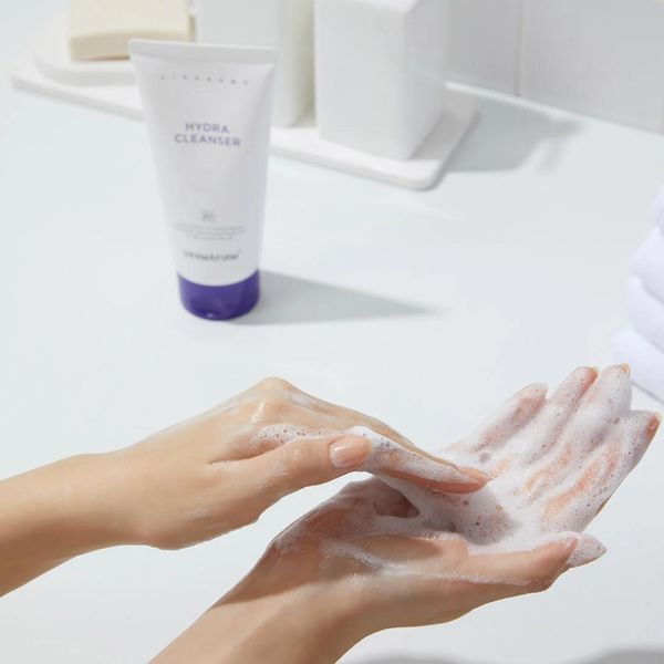 Мягкий гель для умывания с липосомами Dermafirm Hydra Cleanser R4 Perilla Purple , 120 мл 18897 фото