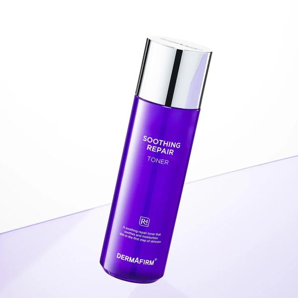 Успокаивающий тонер с липосомами азулена и экзосомами Dermafirm Soothing Repair Toner R4 , 200 мл 18898 фото